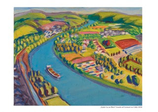 "Erpeler Ley am Rhein" Kunstdruck