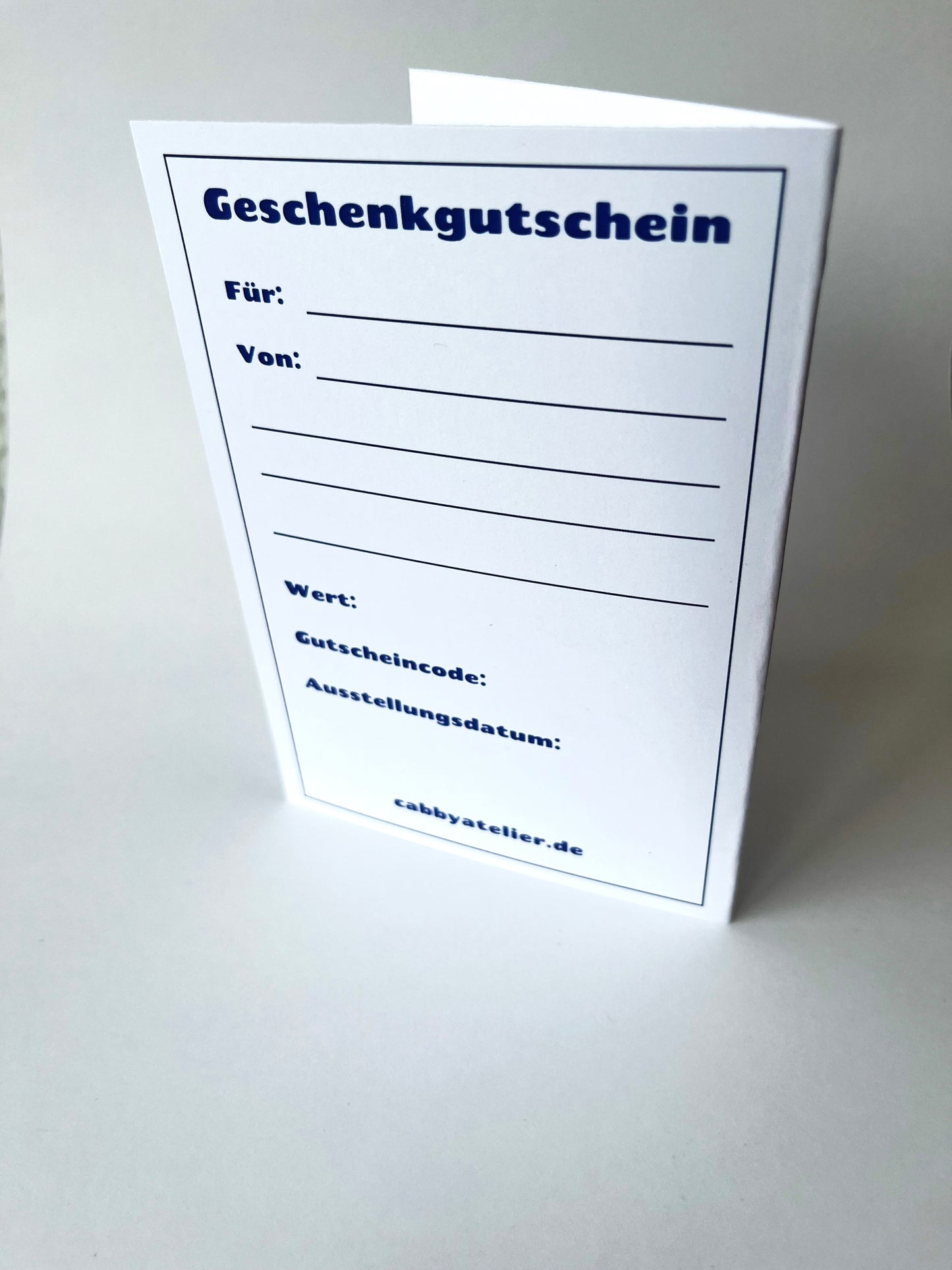 Gutschein zum schenken eines Workshops!