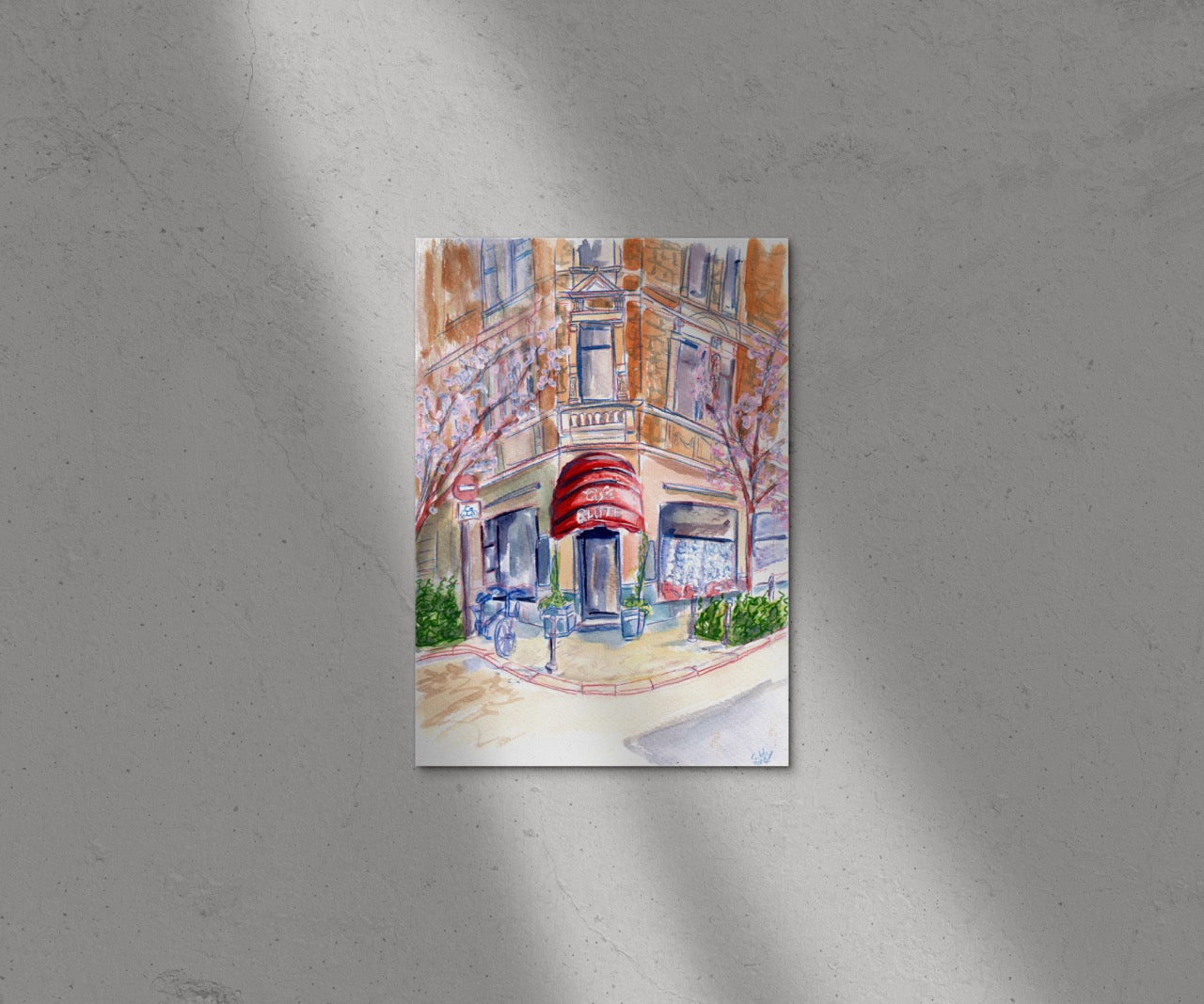 Café Blüte Bonn Altstadt Kunstdruck