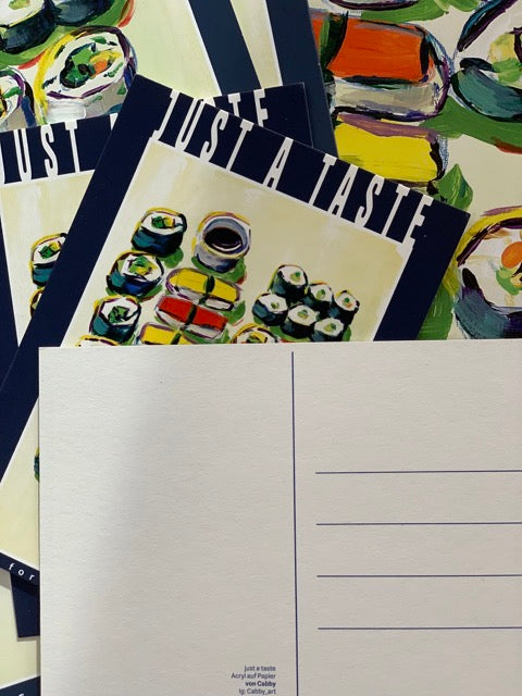 Just a taste Kunstdruck (dunkel)