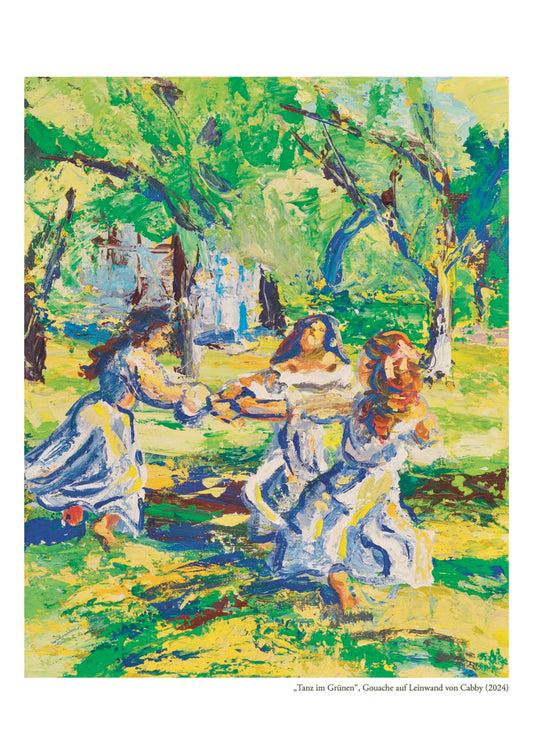 "Tanz im Grünen" Kunstdruck