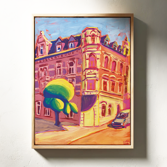 Haus an der Ecke, Heerstraße Altstadt  (Original)