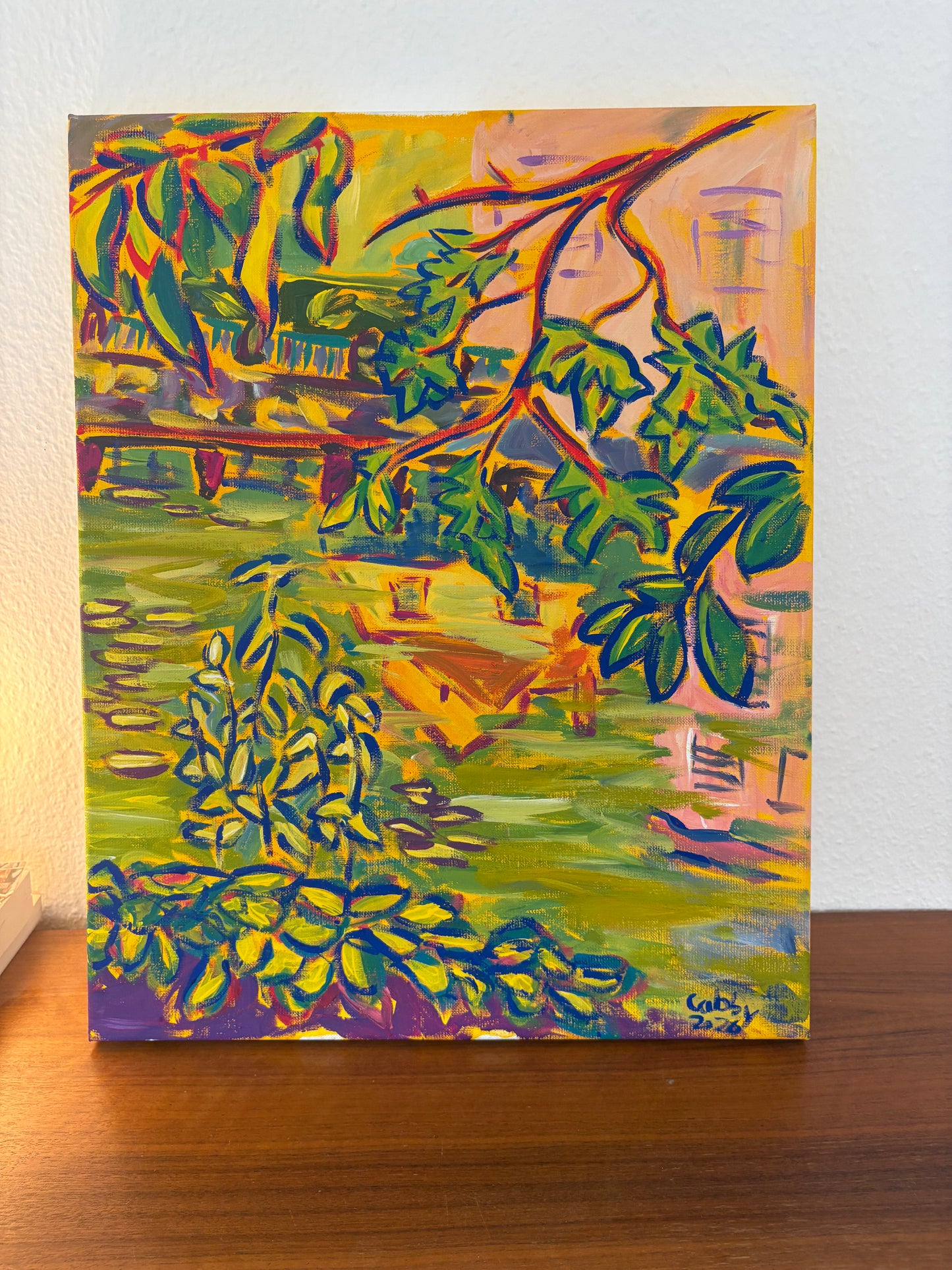 Botanischer Garten Spiegelung (Original)