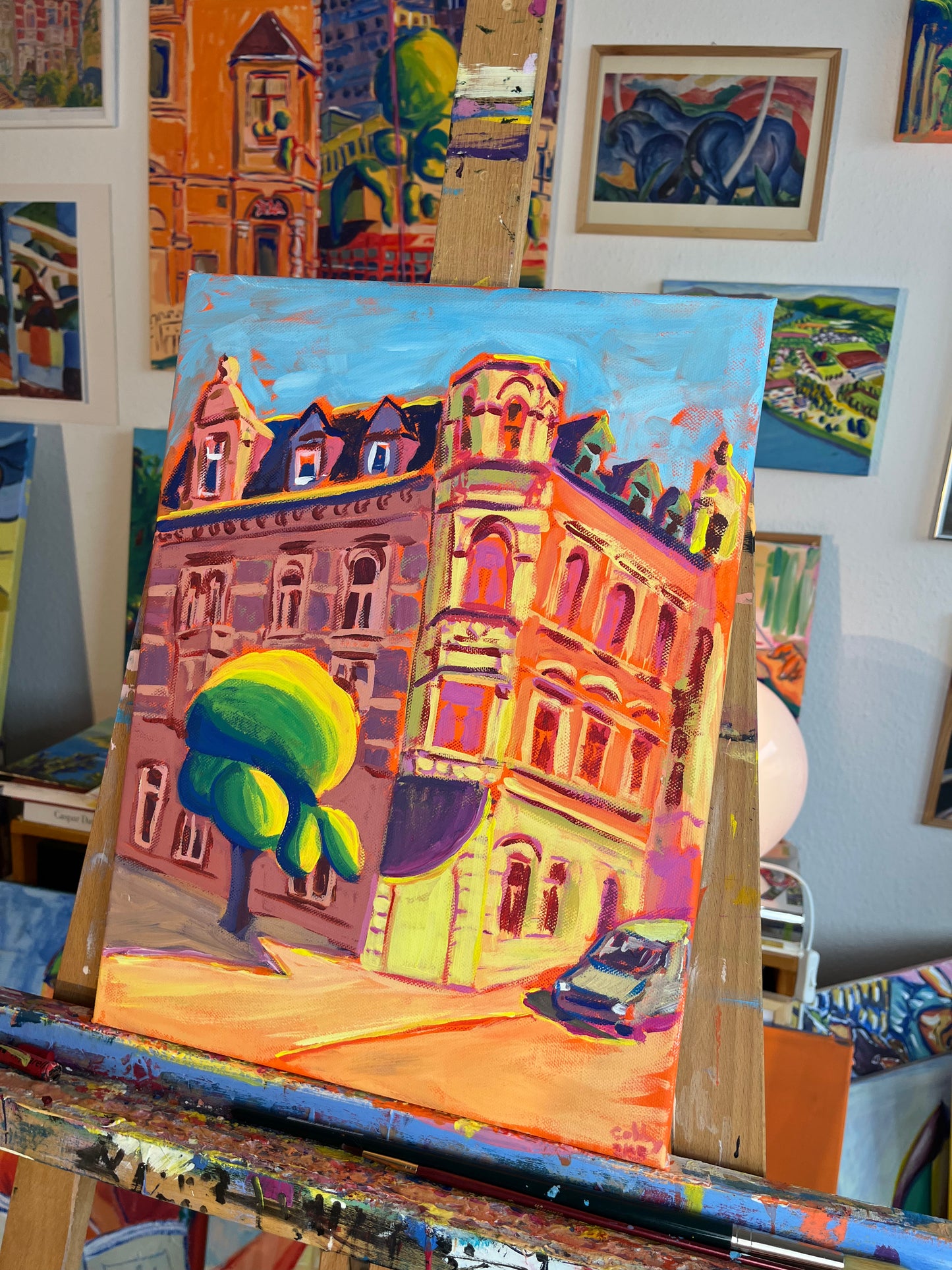 Haus an der Ecke, Heerstraße Altstadt  (Original)
