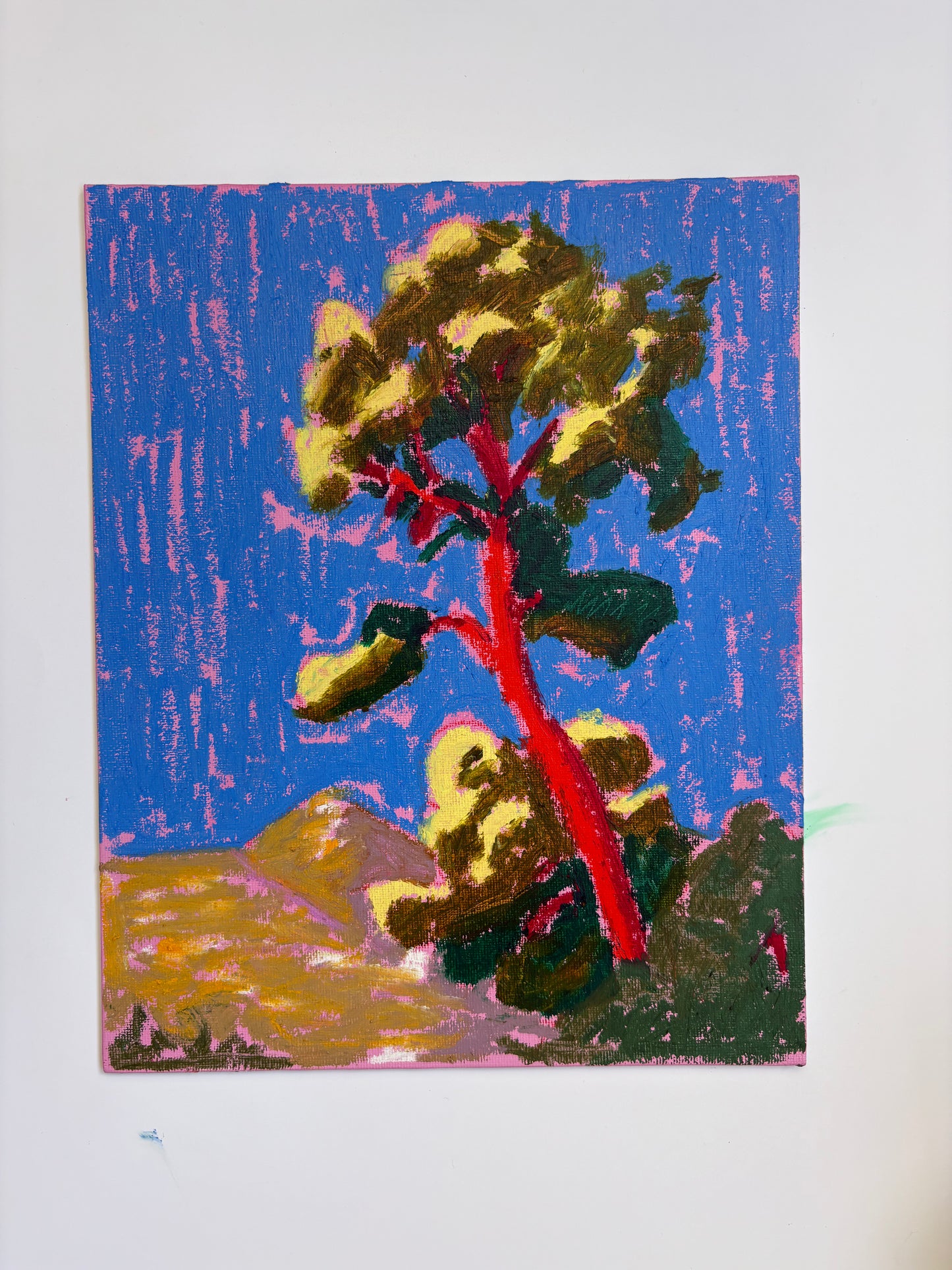 "Orange-Roter-Baum"  (Original)