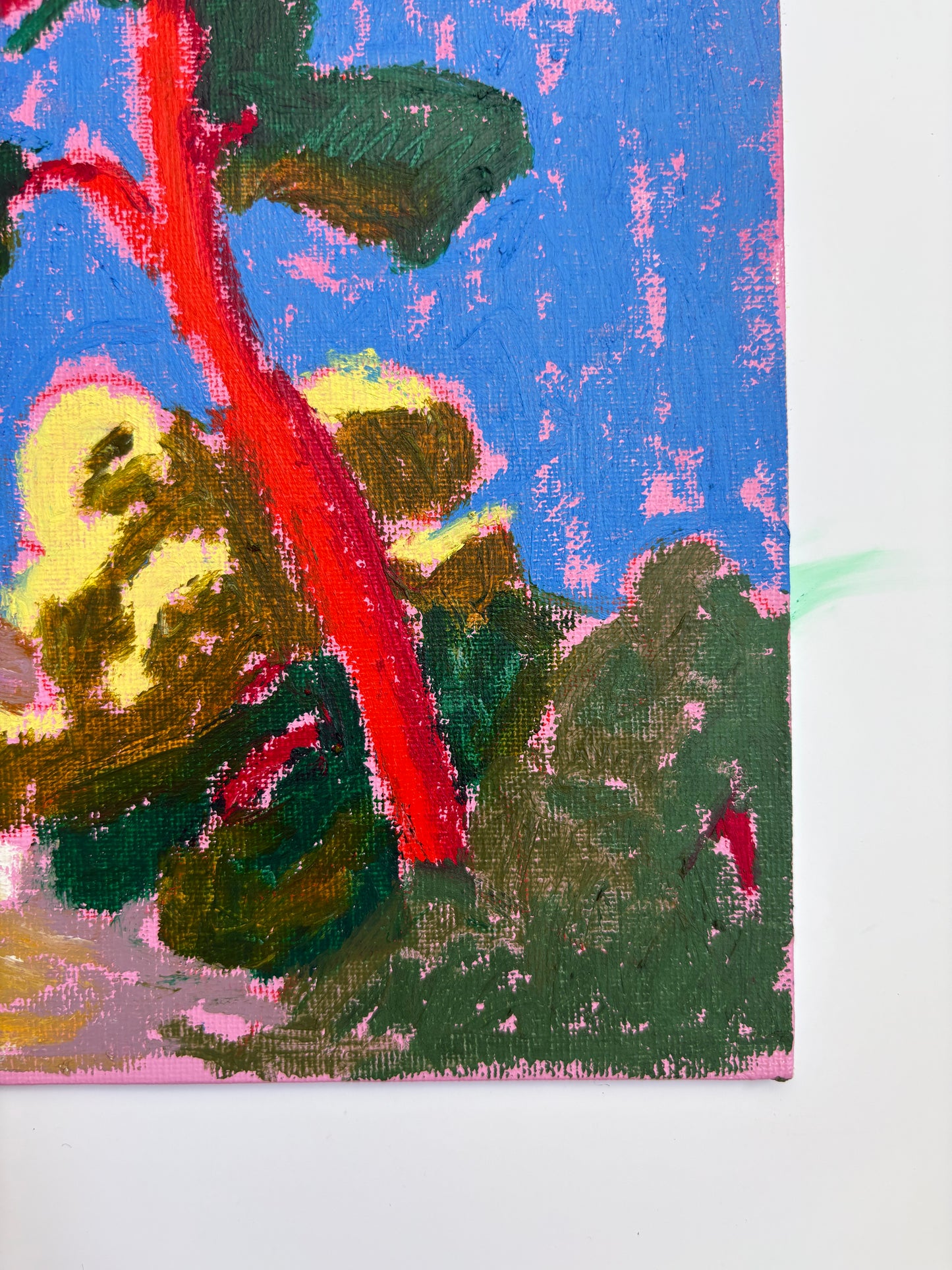 "Orange-Roter-Baum"  (Original)
