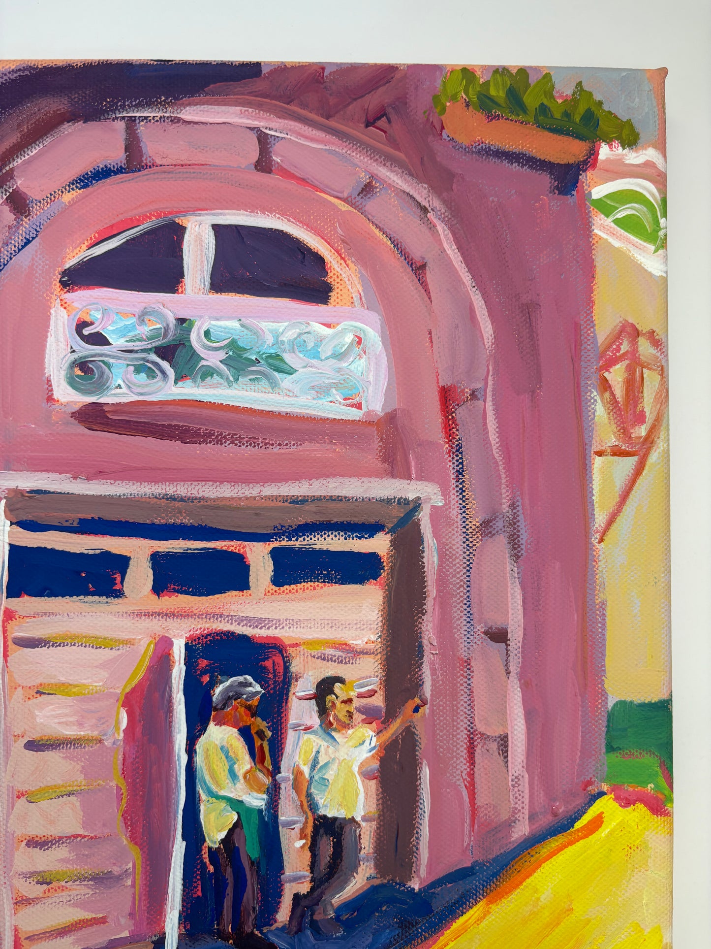 "2 Kellner in der Pause, Positano" (Original)