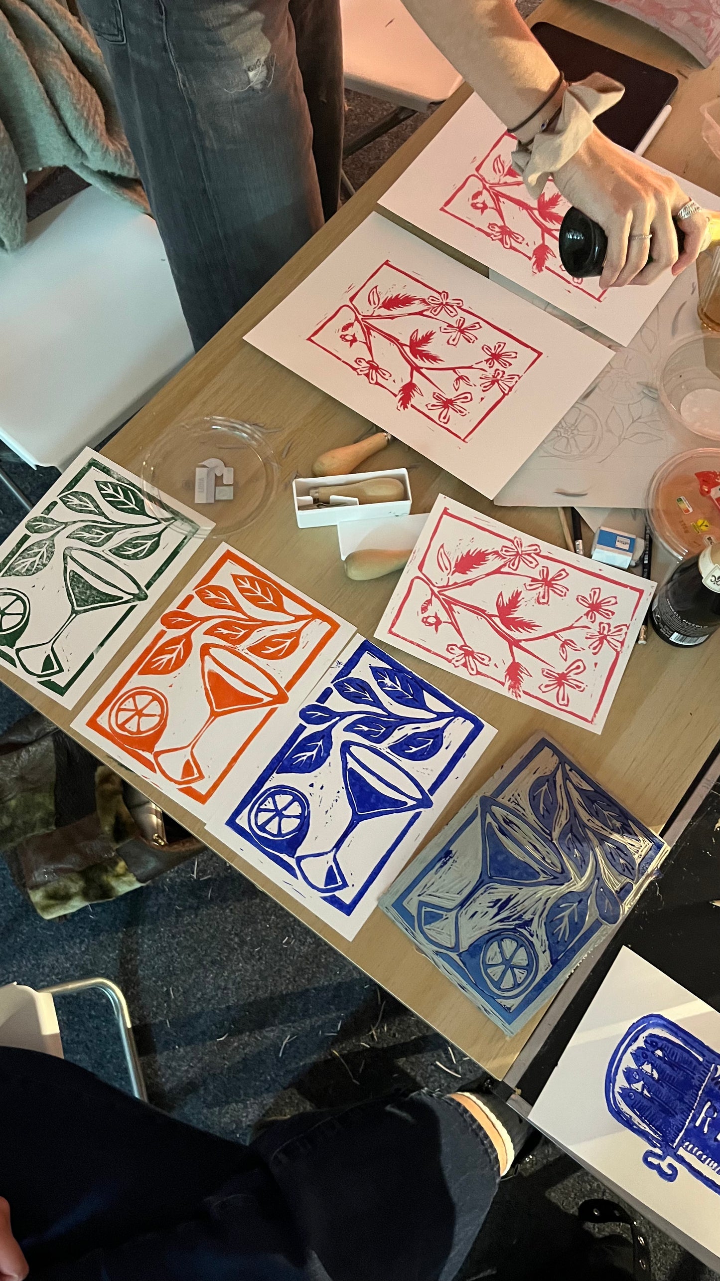 Linoldruck Workshop am Samstag 06.06.26 um 12.00 Uhr