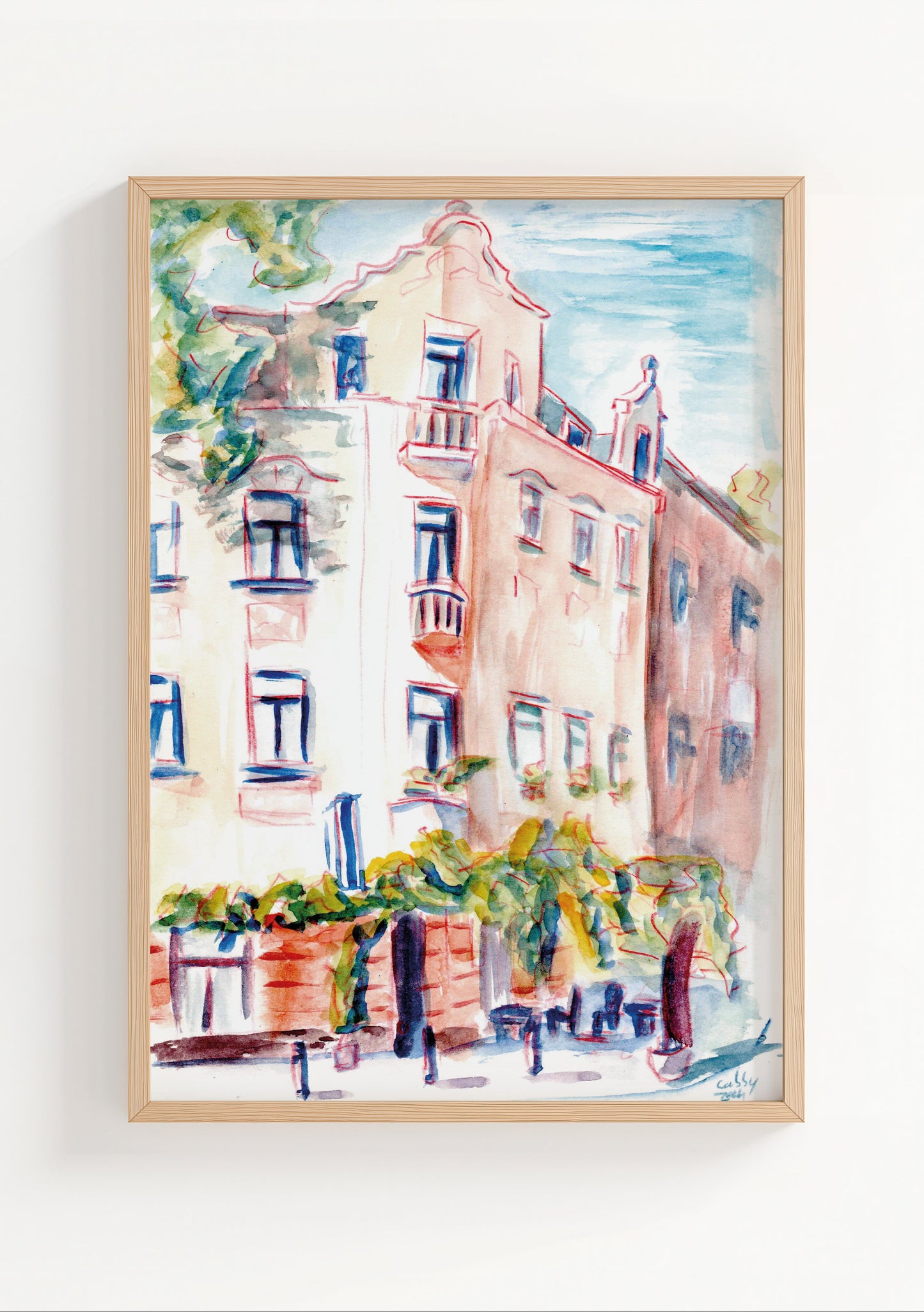 „Lokal Luxemburgerstraße , Köln Sülz" Limitierter Kunstdruck