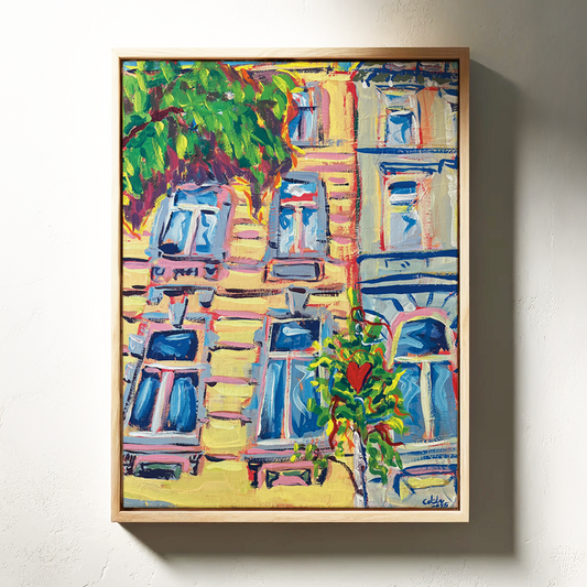 Maibaum in der Heerstraße, Altstadt  (Original)