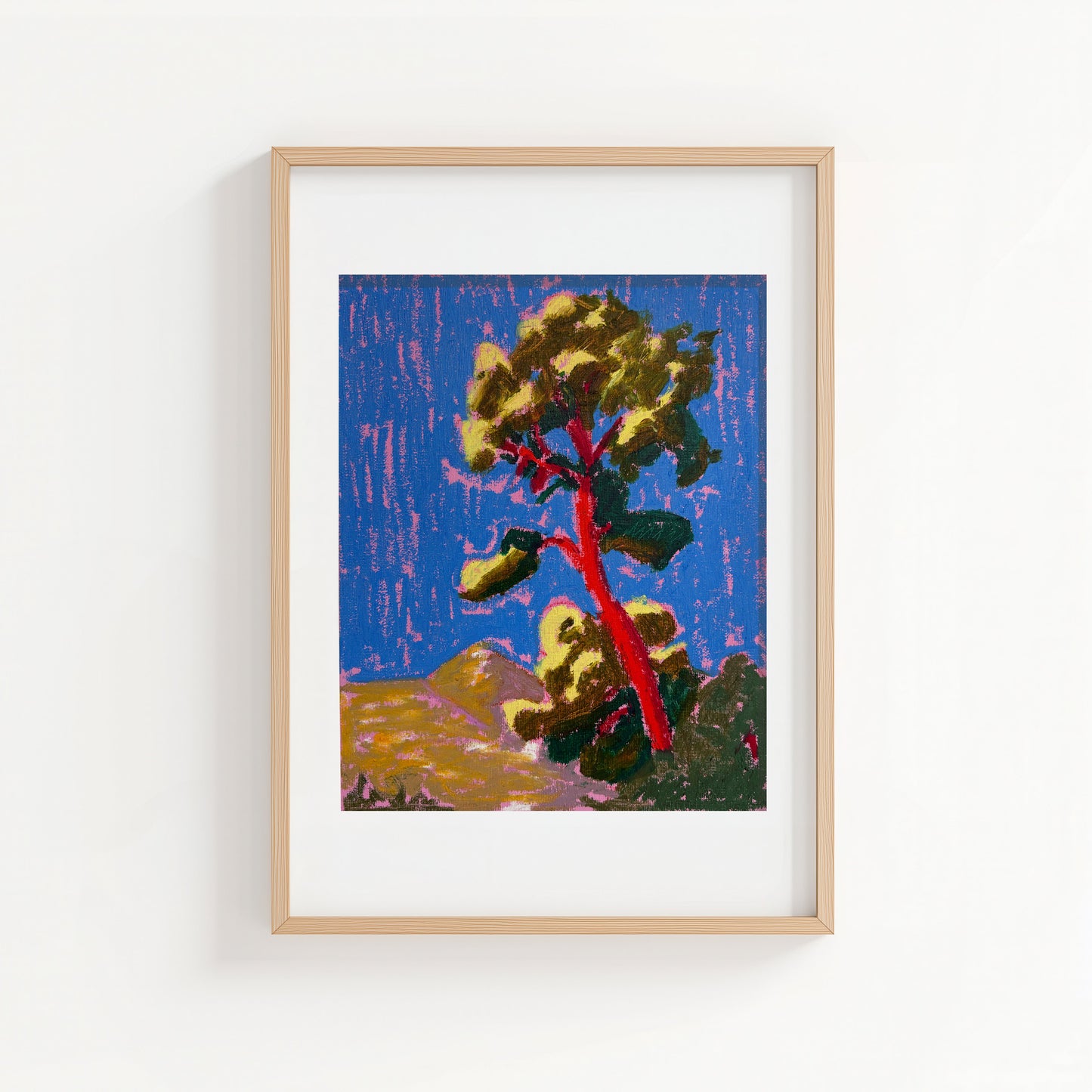 "Orange-Roter-Baum"  (Original)