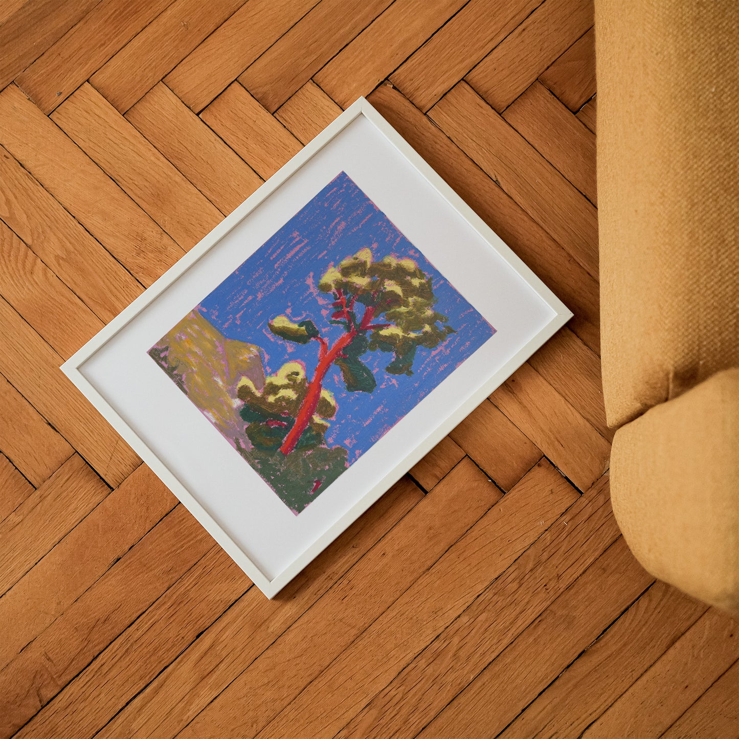 "Orange-Roter-Baum"  (Original)