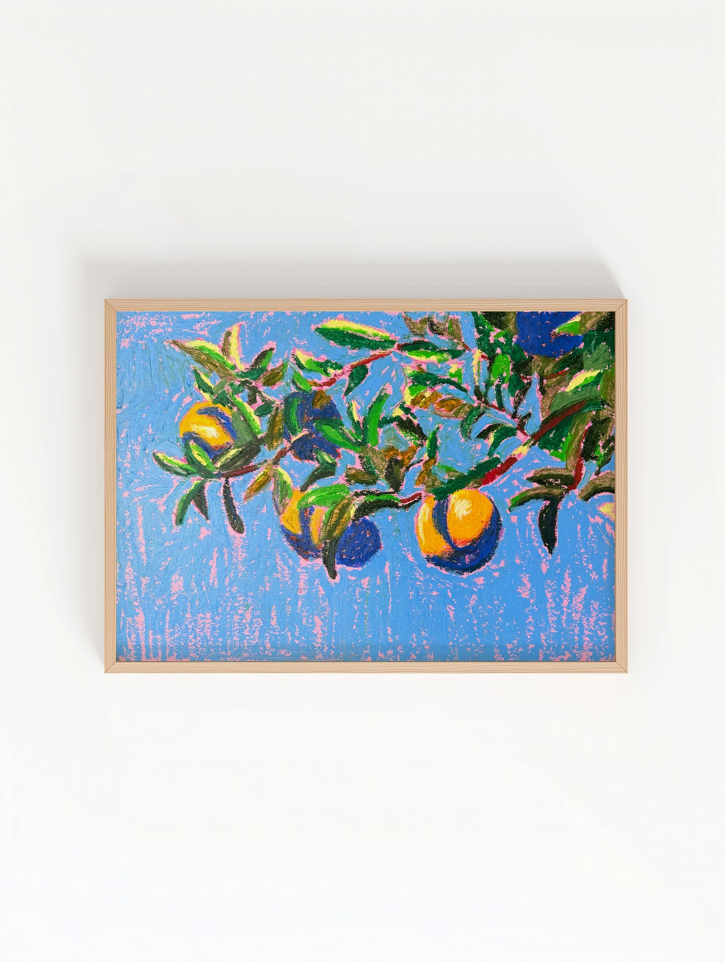 Orangen am Baum (Original)