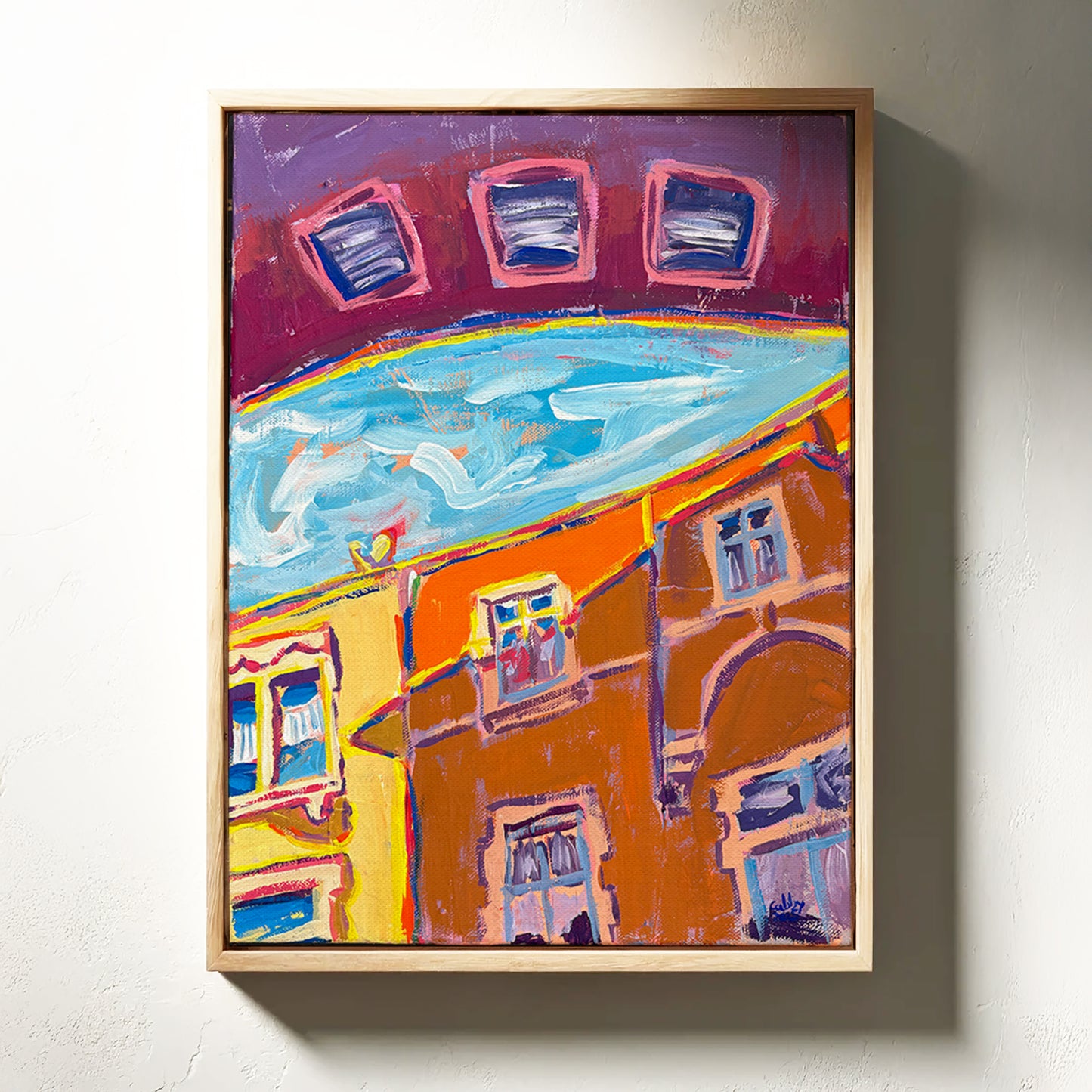 "Licht in der Taunusstraße" (Original)