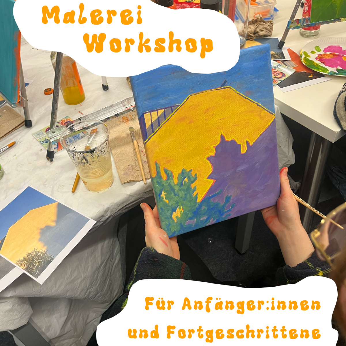 Malerei Workshop Samstag 25.04.26, 18.00 Uhr