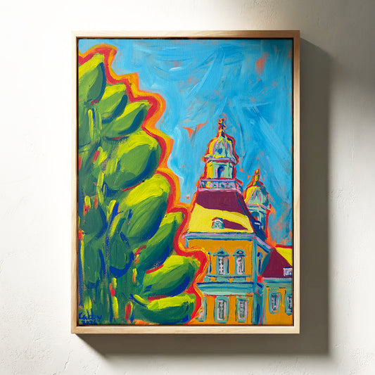 UNI Bonn mit Bäumen (Original)
